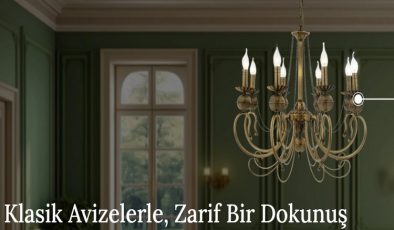 Modern Avize Modelleri, Yaşam Alanlarına Işıltılı Dokunuşlar Katıyor