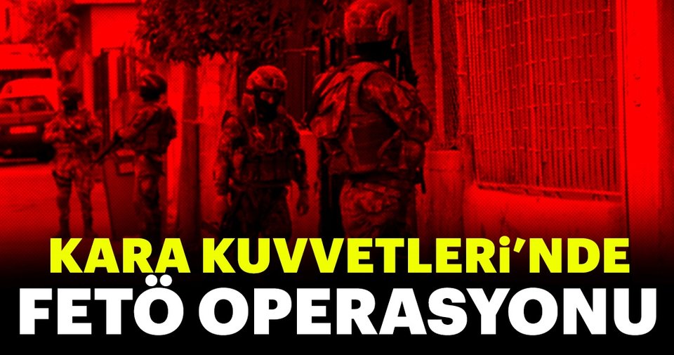 Son dakika… Muvazzaf askerlere büyük FETÖ operasyonu! 40 gözaltı kararı