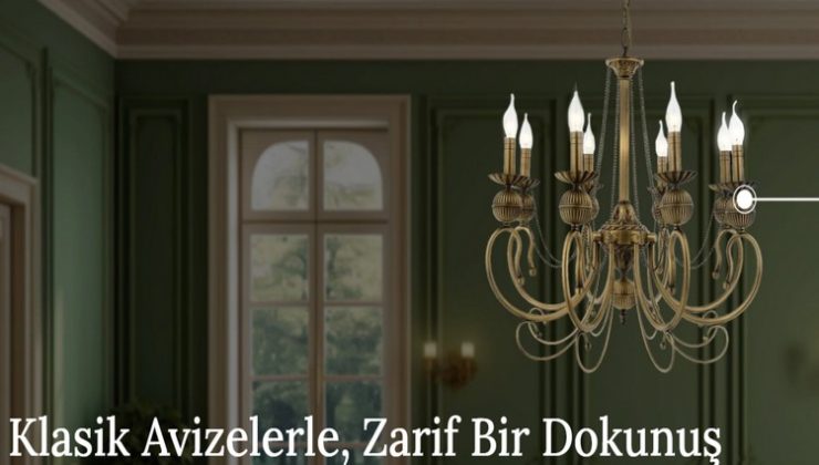 Modern Avize Modelleri, Yaşam Alanlarına Işıltılı Dokunuşlar Katıyor